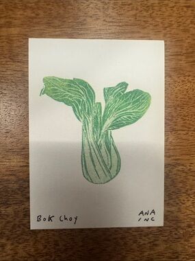 Inciardi Bok Choy Mini Print